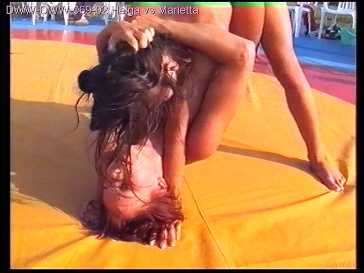 DWW-069-02 Topless Wrestling Marathon - Helga vs Marietta