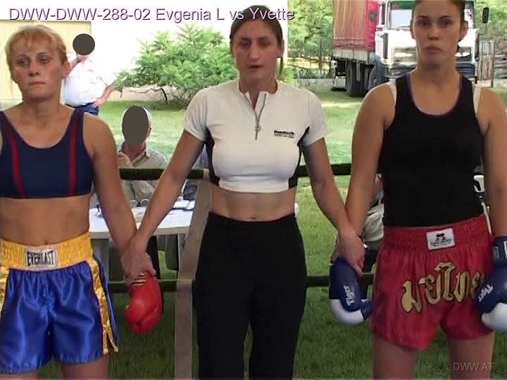 DWW-288-02 Women Boxing to a Finish - Evgenia L vs Yvette