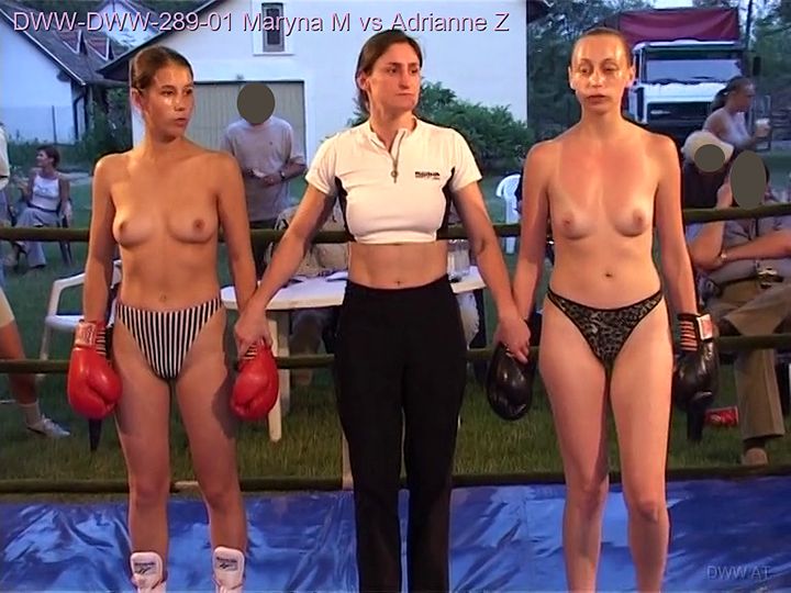 DWW-289-01 Topless One-Sided Boxing - Maryna M vs Adrianne Z